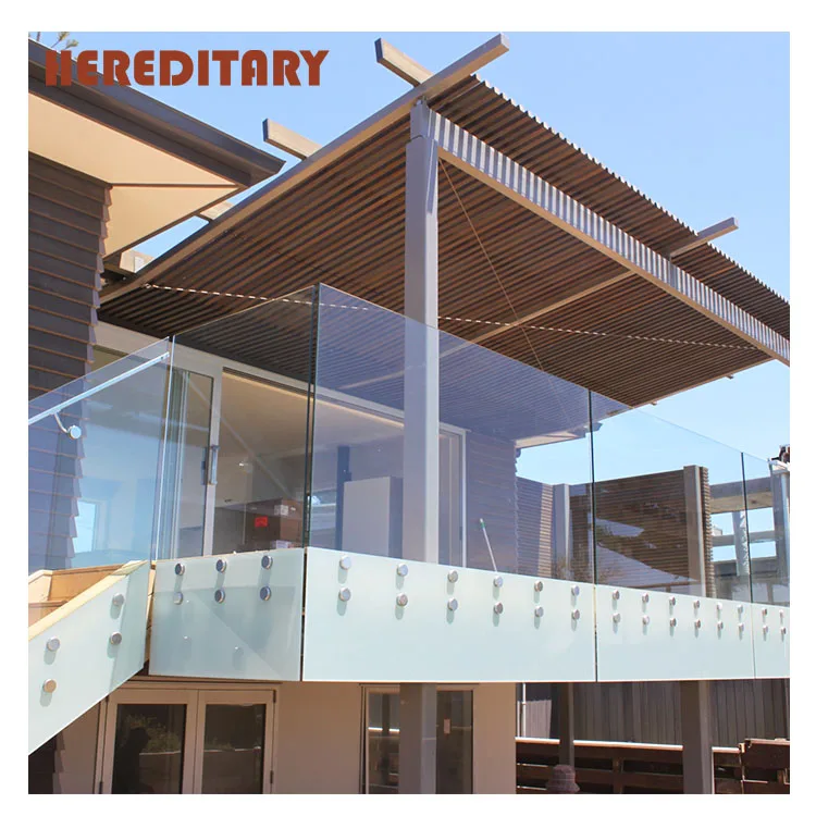 304 316 2205 stainless steel railing fittings hardware glass standoff adjustable railing