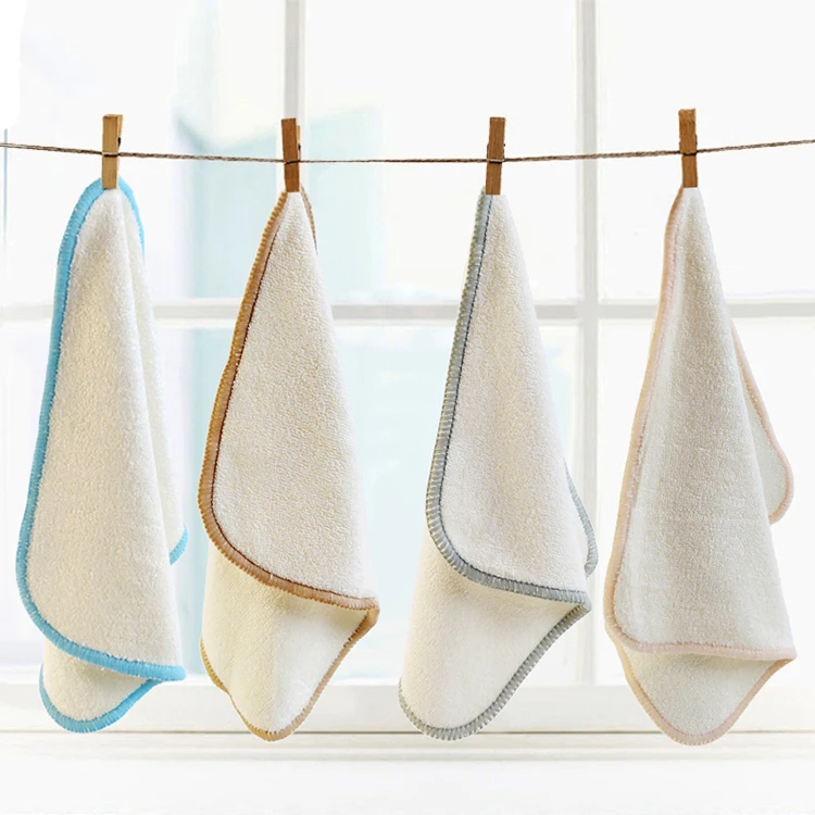 Natural baby face cloth wipes washcloth organic bamboo terry towel soft absorbent makeup removal cloth cleaning wipes