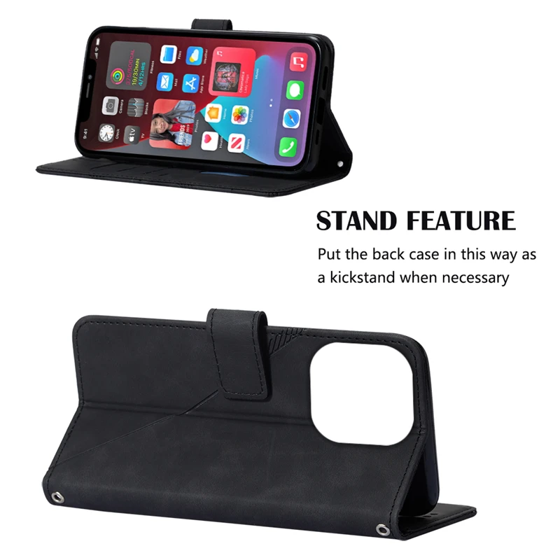 Fashion wallet PU leather case for iPhone 13 11 14 Pro max 6 7 8 Plus, For iPhone 12 Pro Magnetic Flip cover