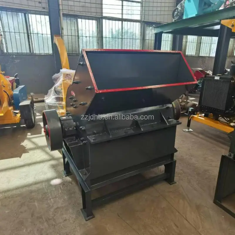 Factory Wholesale Black Steel Large Caliber Crusher Hard Rock Crusher Heavy Duty Hammer Crusher