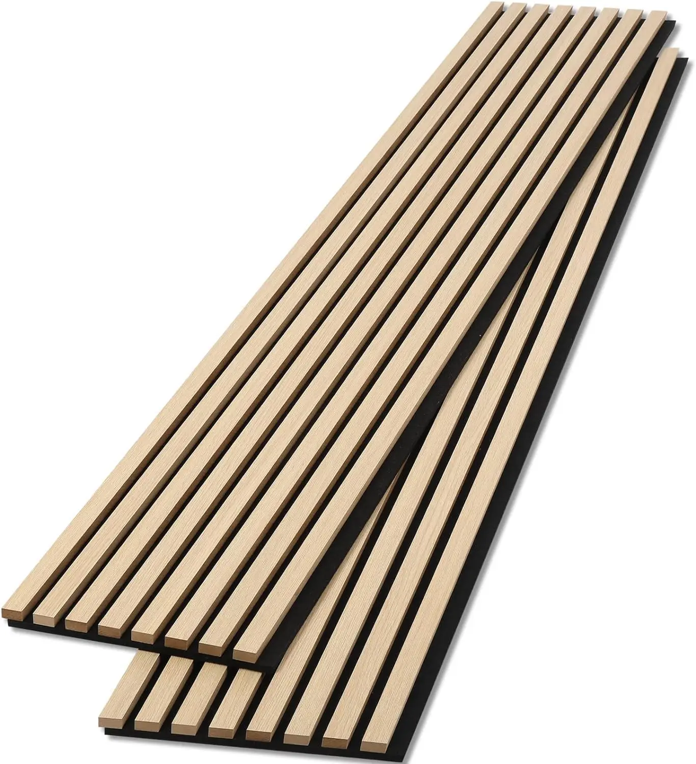 Modern Design Commercial Polyester Fiber Acoustic Wall Panels Wooden Slatted Studio Sound Absorbing Decor for Hotels & Schools