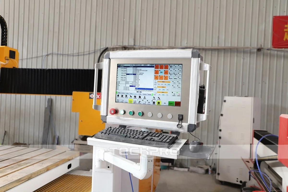 Low Price Bridge Saw Granite Stone CNC Router 5 Axis Stone CNC Bridge Cutting Machine Stone Carvings and Sculptures Machine