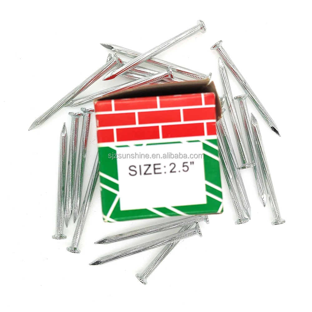 1 inch 2 inch 2.5 inch 4 inch galvanized steel concrete twill cement nail for building