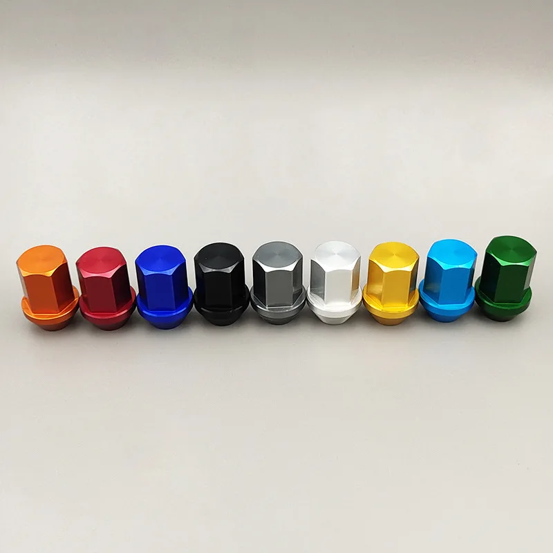 Promotional Top Quality Aluminum Colorful Quick Fasteners M12x1.25 Lug Nuts