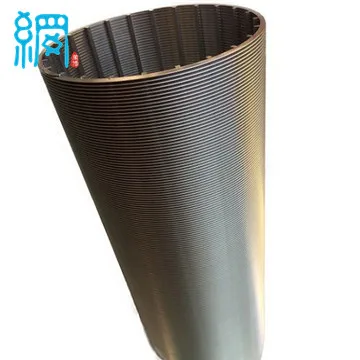 Цилиндрический экран/цилиндр с клиновым проводом для обезвоживания и фильтрации
