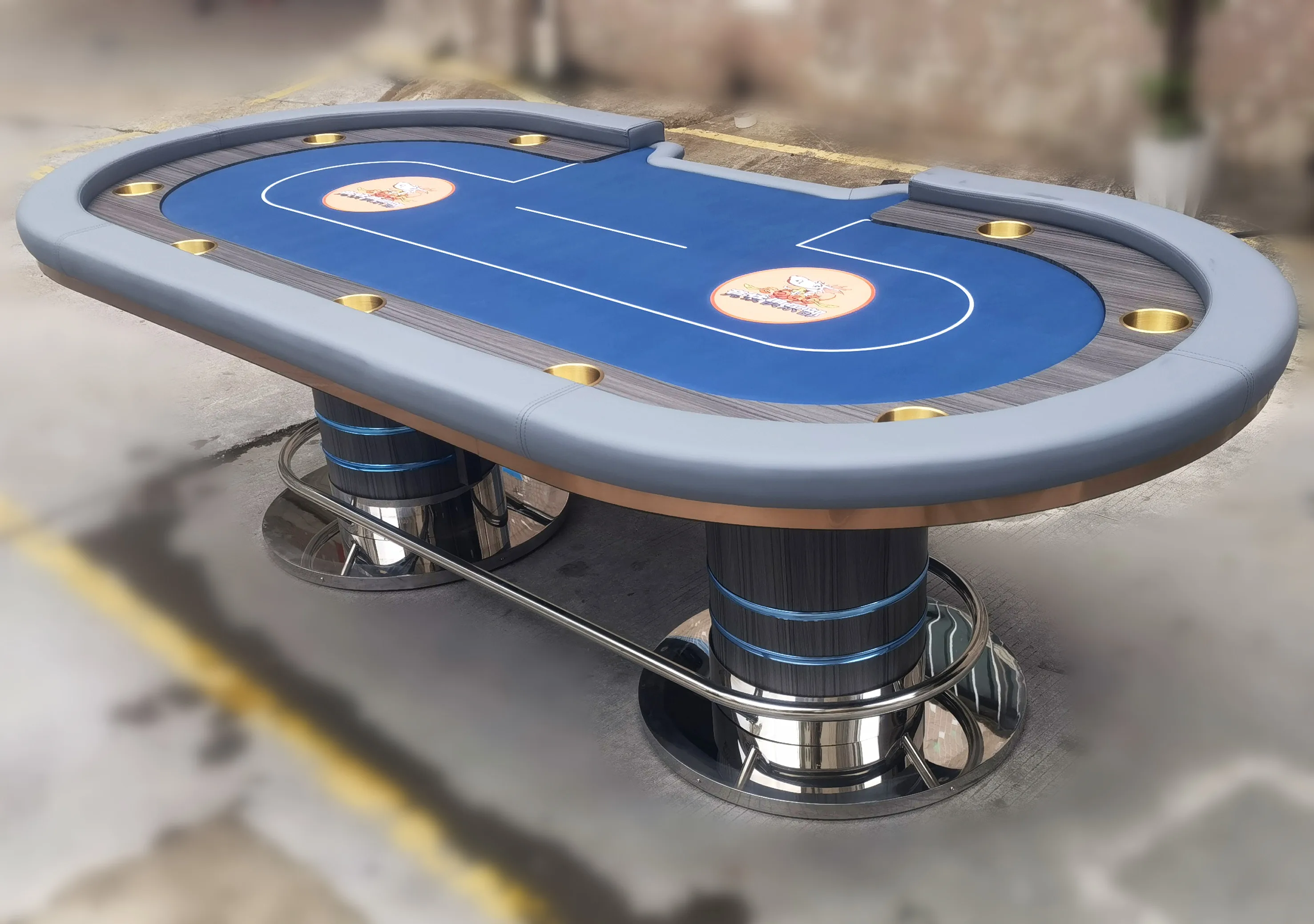 Poker Table Wholesale Classic designed Custom 10 seat Poker Gambling Table texas Holden poker table