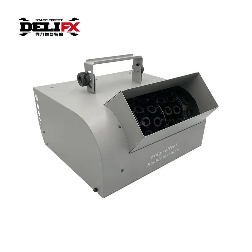 100w DMX Roller Bubble Machine Wireless Remote Control with Double Blower Fans for Indoor Outdoor Wedding Stage Birthday Party