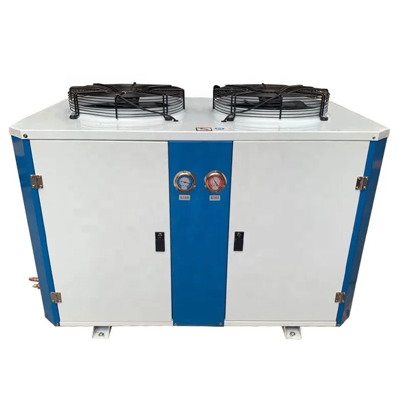 Factory U Type Top Discharge Air Cooled  Condensing Unit  High Quality Box Type Refrigeration Unit With Semi Hermetic Compressor