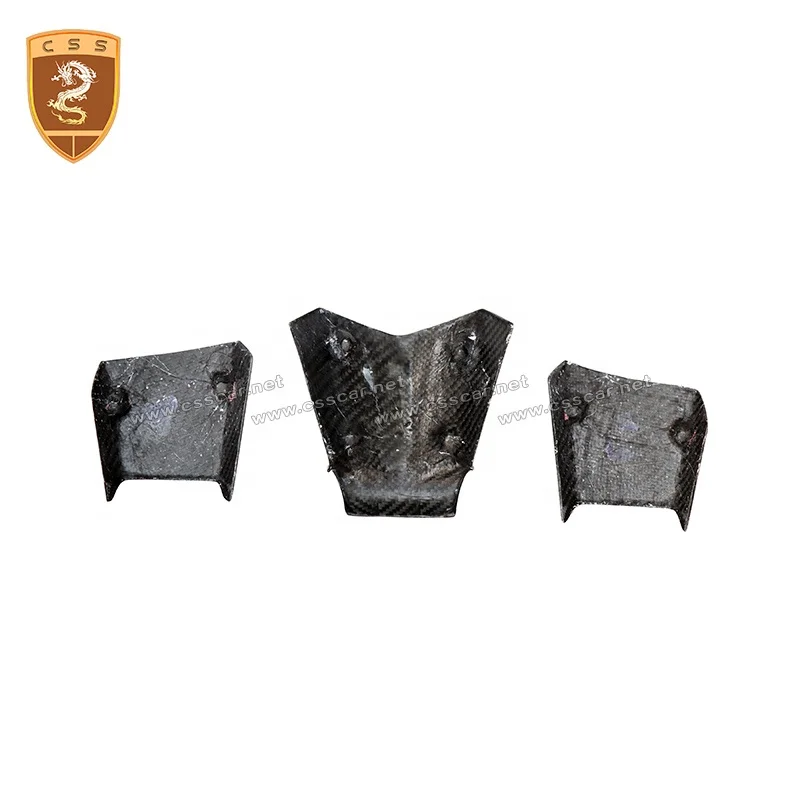 Luxury Glossy Black Carbon Fiber Lp700 Car Steering Wheel Cover Sets For Lamborghini Aventador