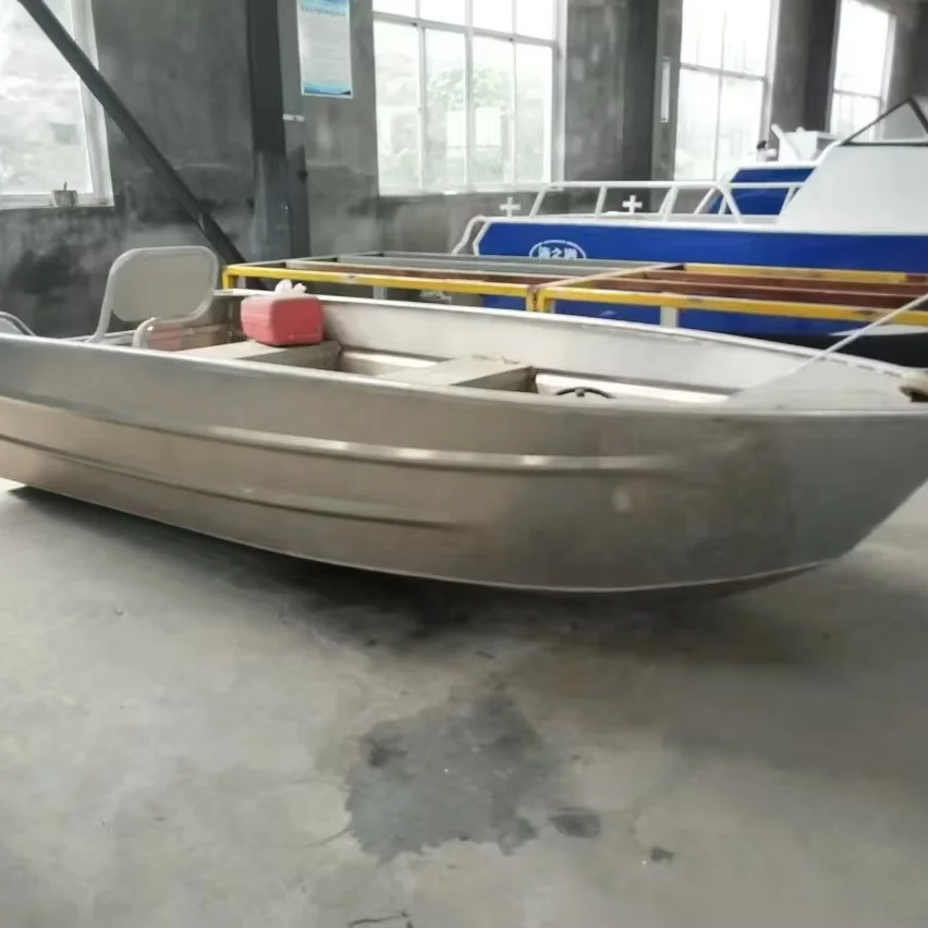 Новая алюминиевая рыбацкая лодка и 4 3 м Коммерческая небольшая для продажи