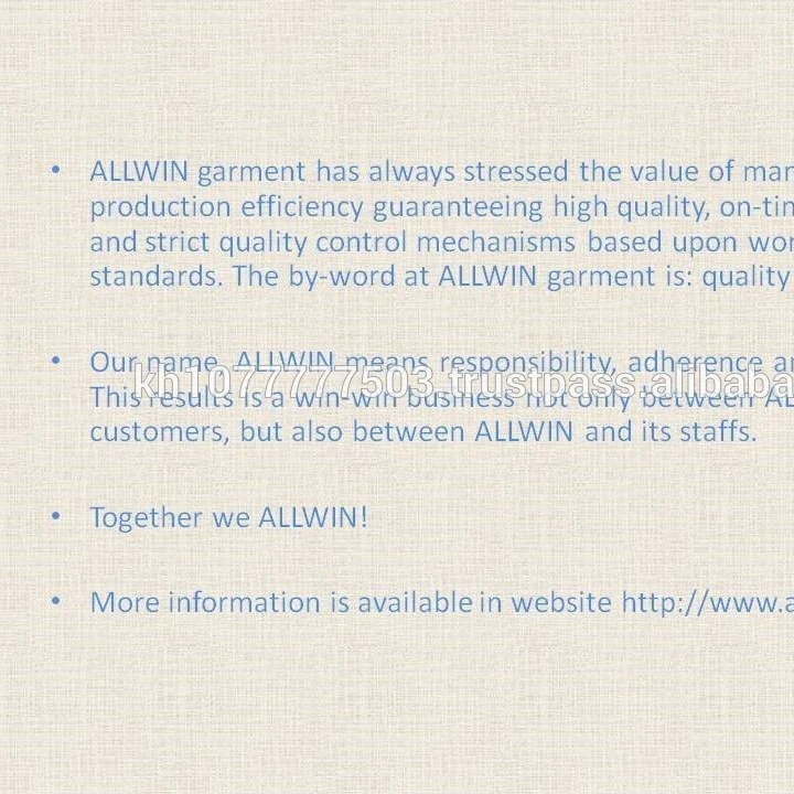 
Knitting factory profile from Cambodia SEDEX approved factory 