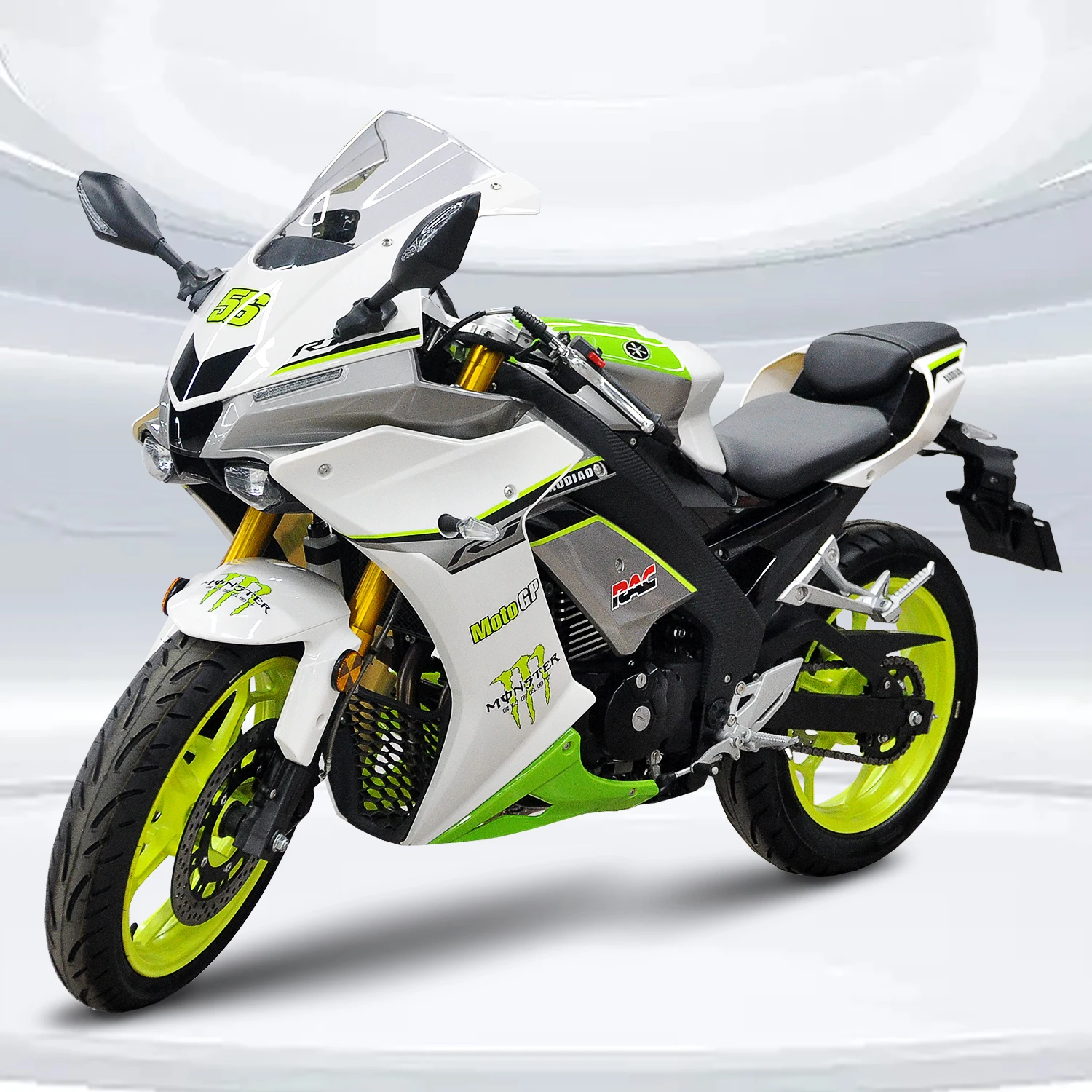 Hot Selling R1 250CC Good Performance Air-Cooled Motorcycle EFI ABS Brushless 4-Stroke Engine gasoline Fuel