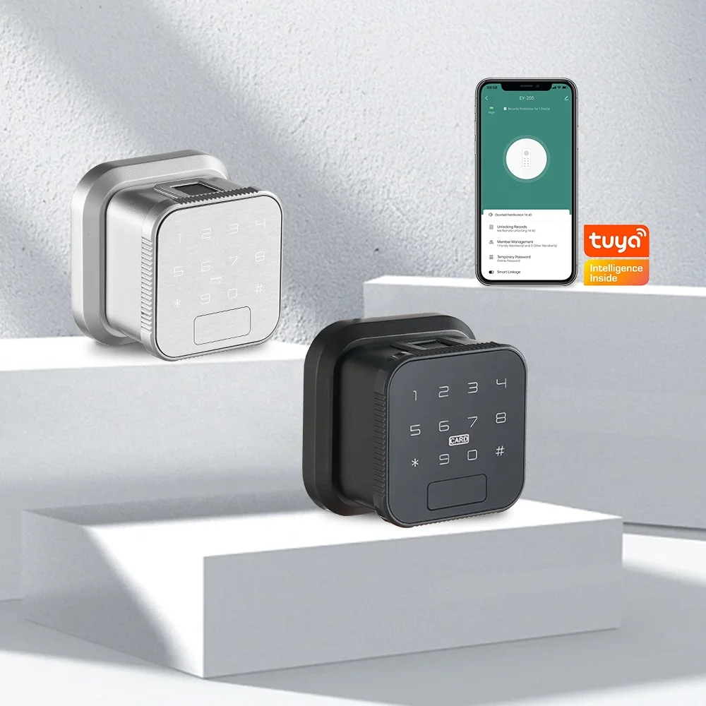 Eseye Smart Home Remote Control Intelligent NFC Rfid Card Keyless Fingerprint Smart Door Lock