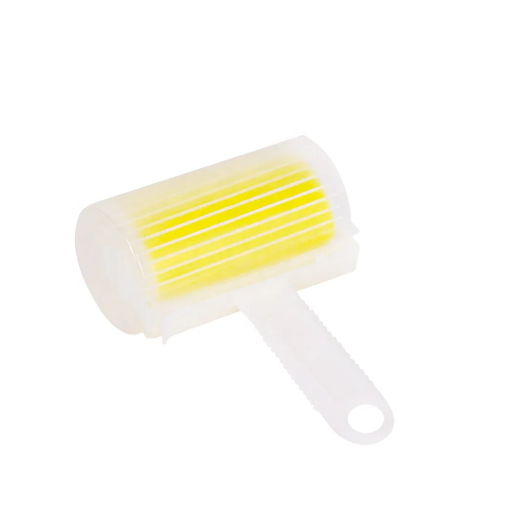 Reusable Brush Lint Sticky Rollers with Cover Handheld Hair Removal Lintroller Household