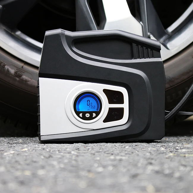Digital car pump tyre inflators air compressor for car 12v electrical bike inflator auto shut off factory direct sales
