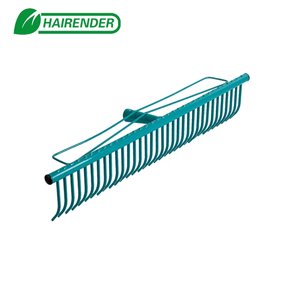 
farm digging durable garden lawn rake teeth leaf rake 