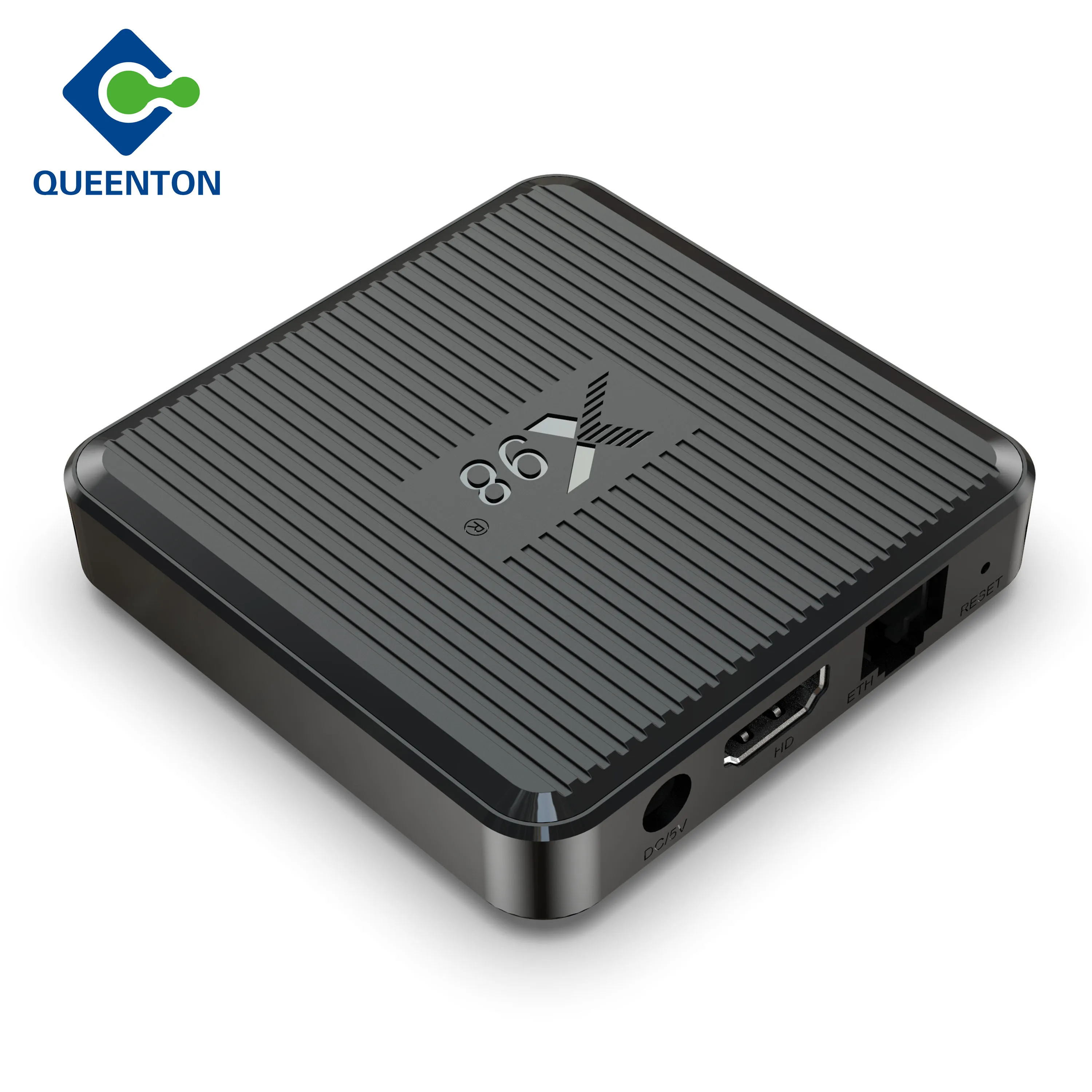 Newest X98q 4k Amlogic Tv Box 2.4g/5g Wifi Smart 2.4&5G Wifi AV1 HDR 10+ TF Card game Movie Music Android tv box