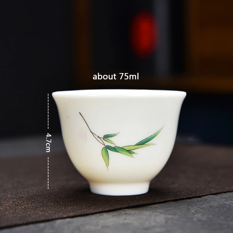 Custom Logo Arabic Ceramic Cawa Cup Elegant Small Porcelain Tea Cups with Your Design Cawa Cup Set