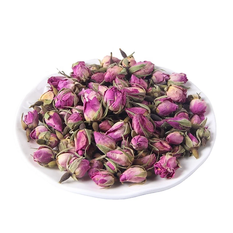 The Fine Quality Natural Pink Rose Beauty Skin Detox Dried French Pink Rose Flower Buds Tea