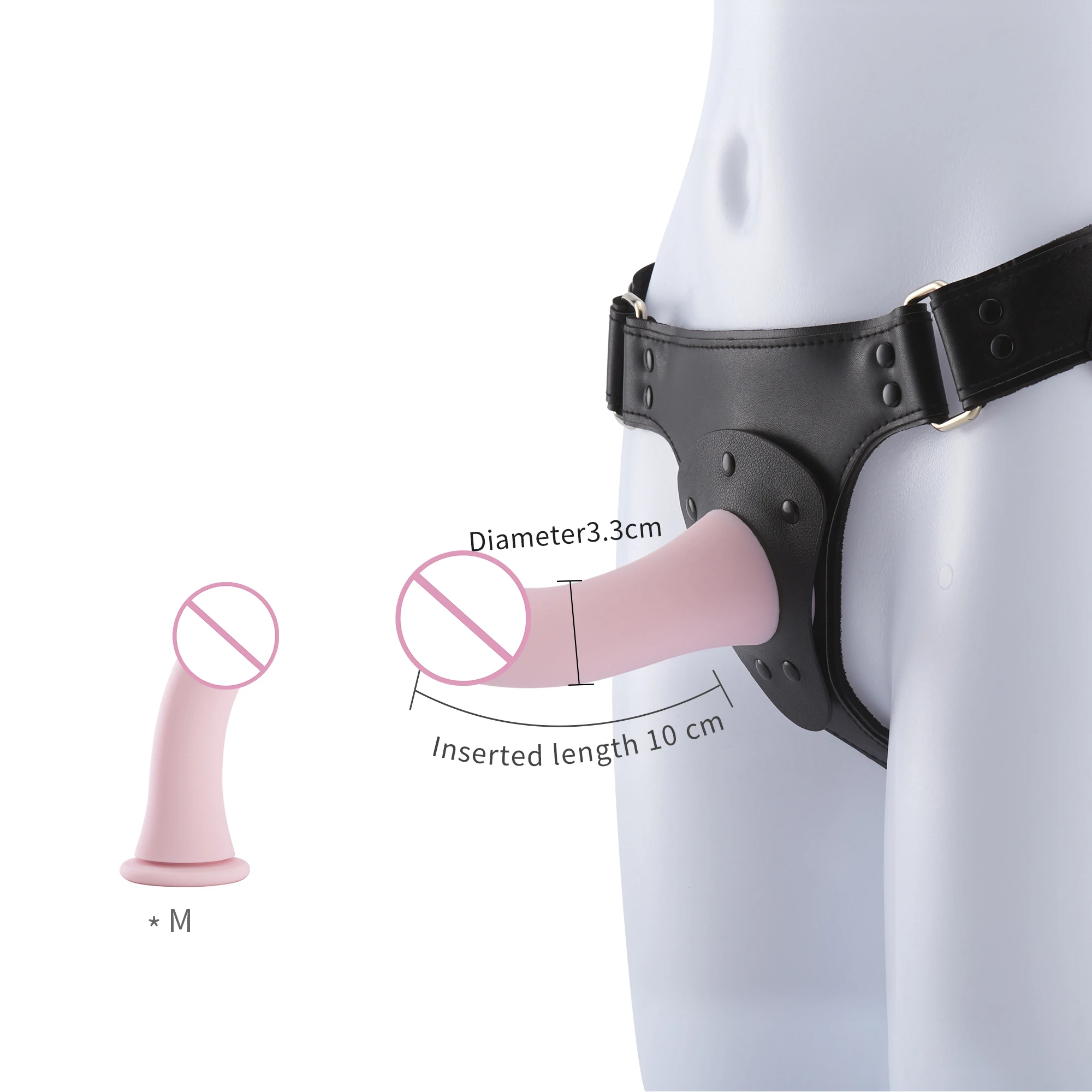 Hot Sale Adult Toys For Women Sex Leather Bondage Set Bdsm Realistic Wearable Dildo