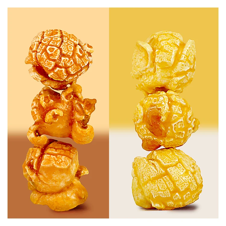 popcornJumbo private label popcorn Creamy caramel popcorn is a must-have snack for midnight movies180g/popcorn