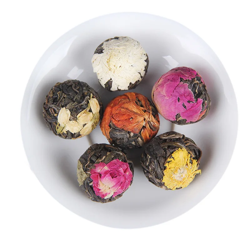Amazon Hot Sale Fancy Tea Variety Pack Individually Wrapped Healthy Blooming Tea Flower Tea Balls