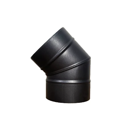 OEM Aluminum Iron insulation pipe black chimney tee-junction flue pipe tee for fireplace chimney pipe tee single wall chimney