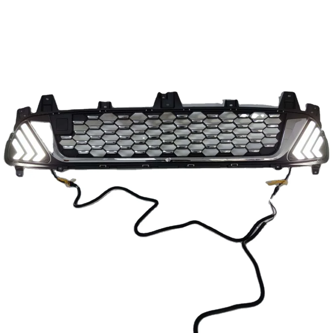 LED grille for Kia Sorento 2017-2019 SUV 12V ABS front bumper headlight DRL auto parts DRL daytime running light frame cover