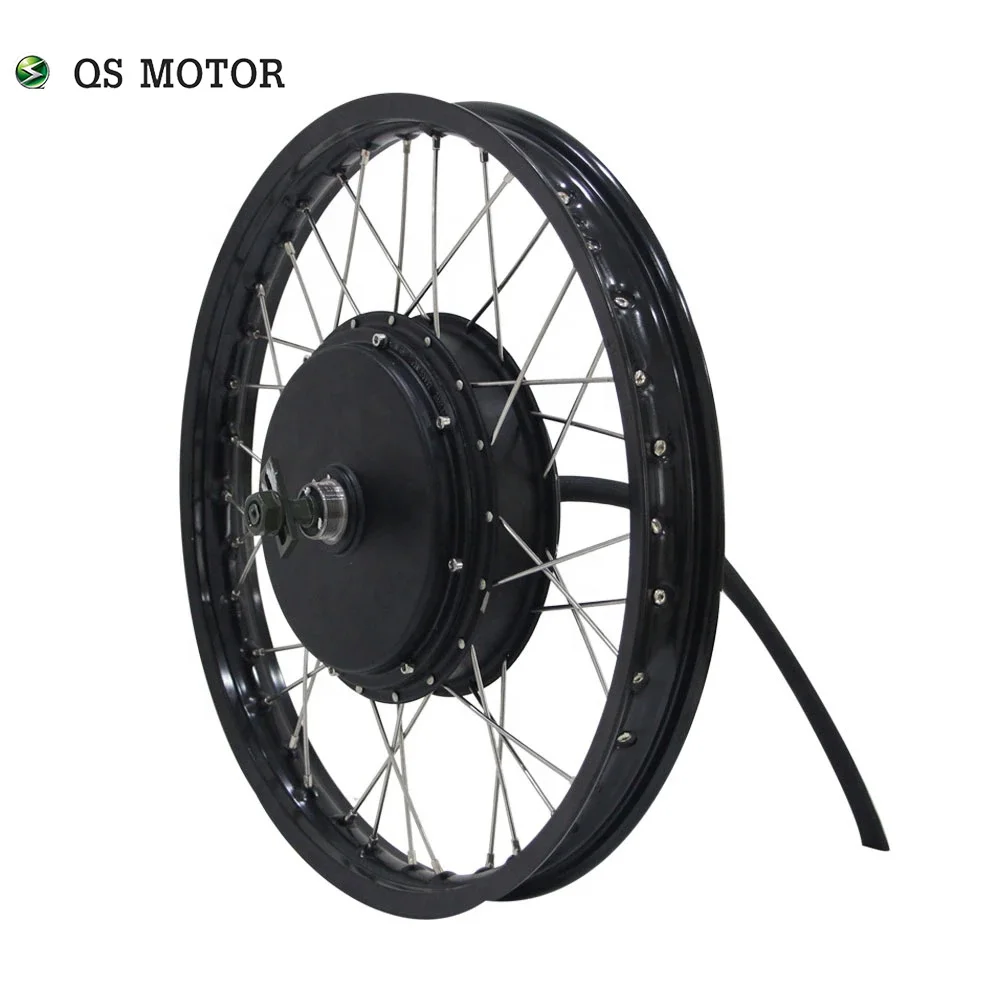 QSMOTOR 19X1.6inch/18inch/17inch Rear Wheel 3kw Spoke Hub Motor With SVMC72150 Controller For High Power Electric Bicycle