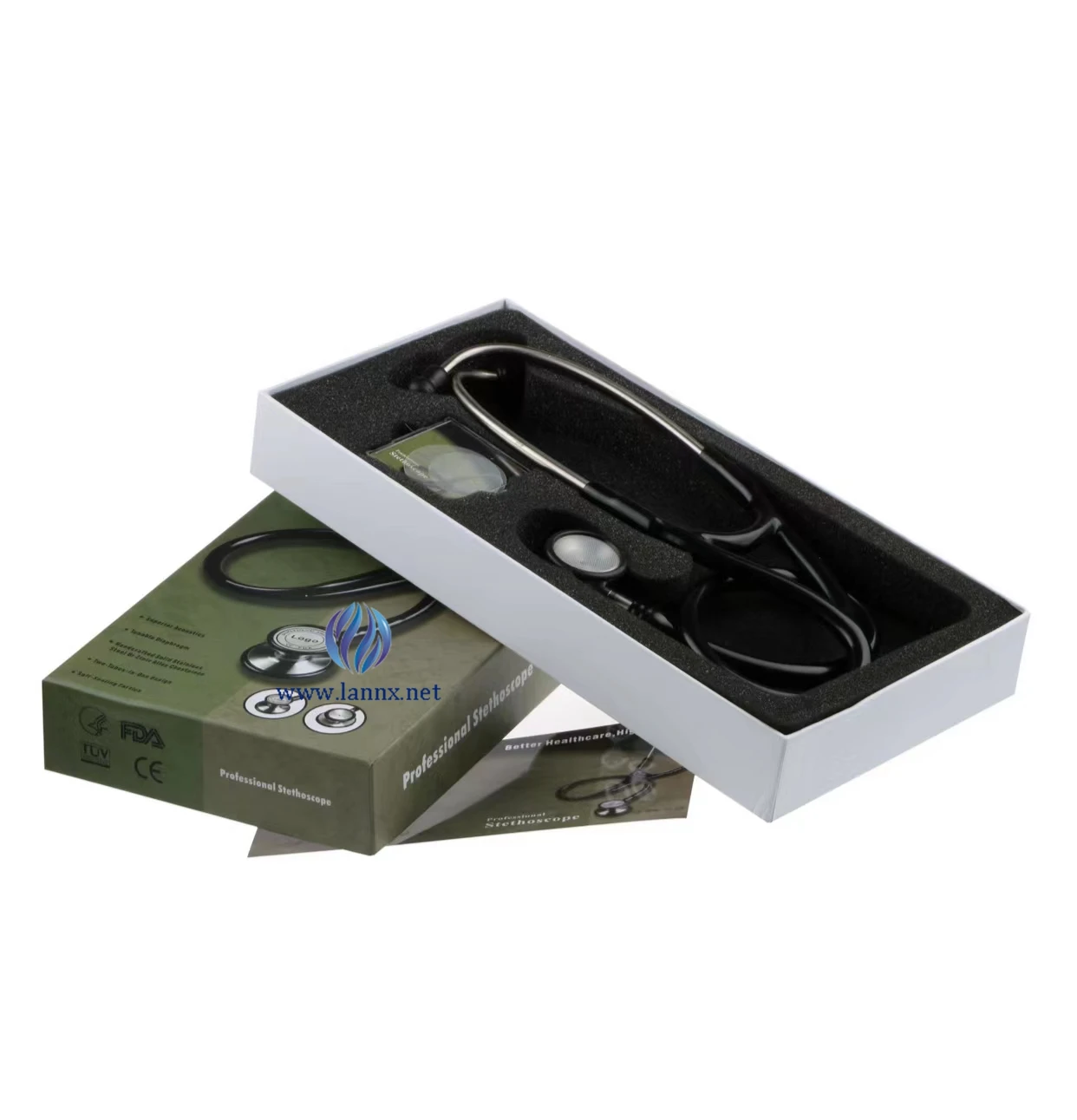 Custom-made Medical Diagnostic Cardiology Stethoscope classic iii Zinc alloy Dual Head Stethoscope nurse stetoscopio