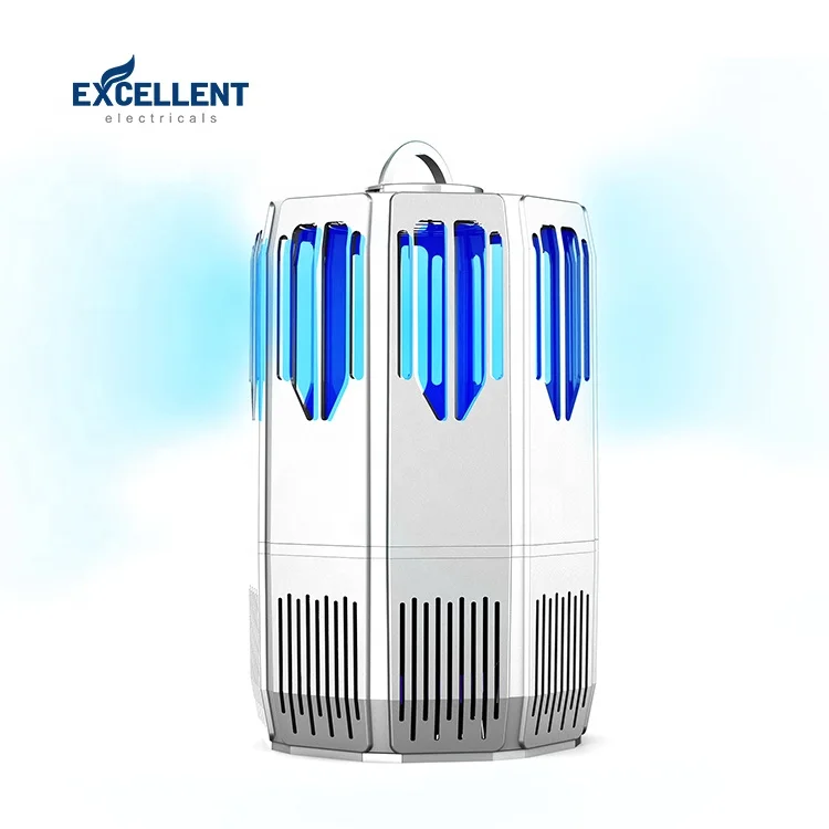 Elegant design built in DC 12V led light electric lamp portable bug zapper mosquito killer lamp with fan