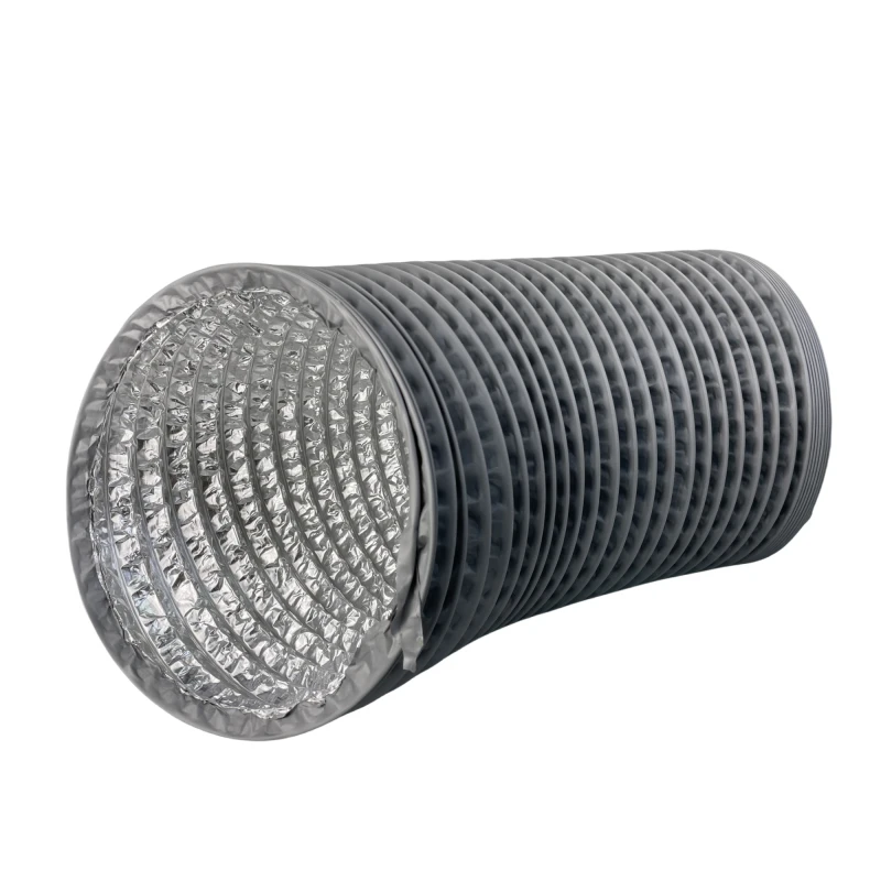 Aluminum-Plastic Corrugated Metal Flexible Pipe Aluminum Foil 2-Inch Flexible Ventilation Hose Rubber Hose Pu Pipe