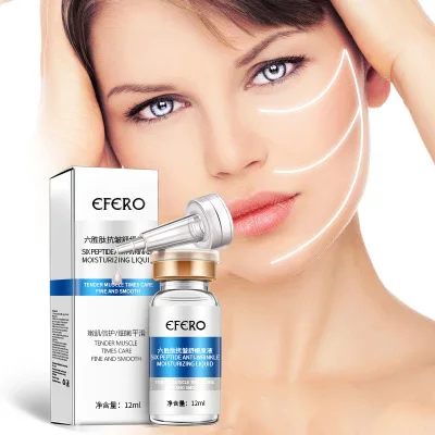  Wholesale natural hexapeptide hyaluronic acid anti-aging whitening facial serum