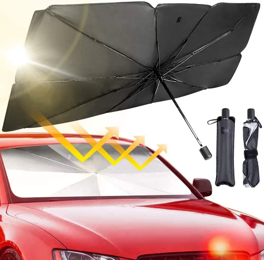 Wholesale Folding Car Windshield Sun Shade Parasol Umbrella