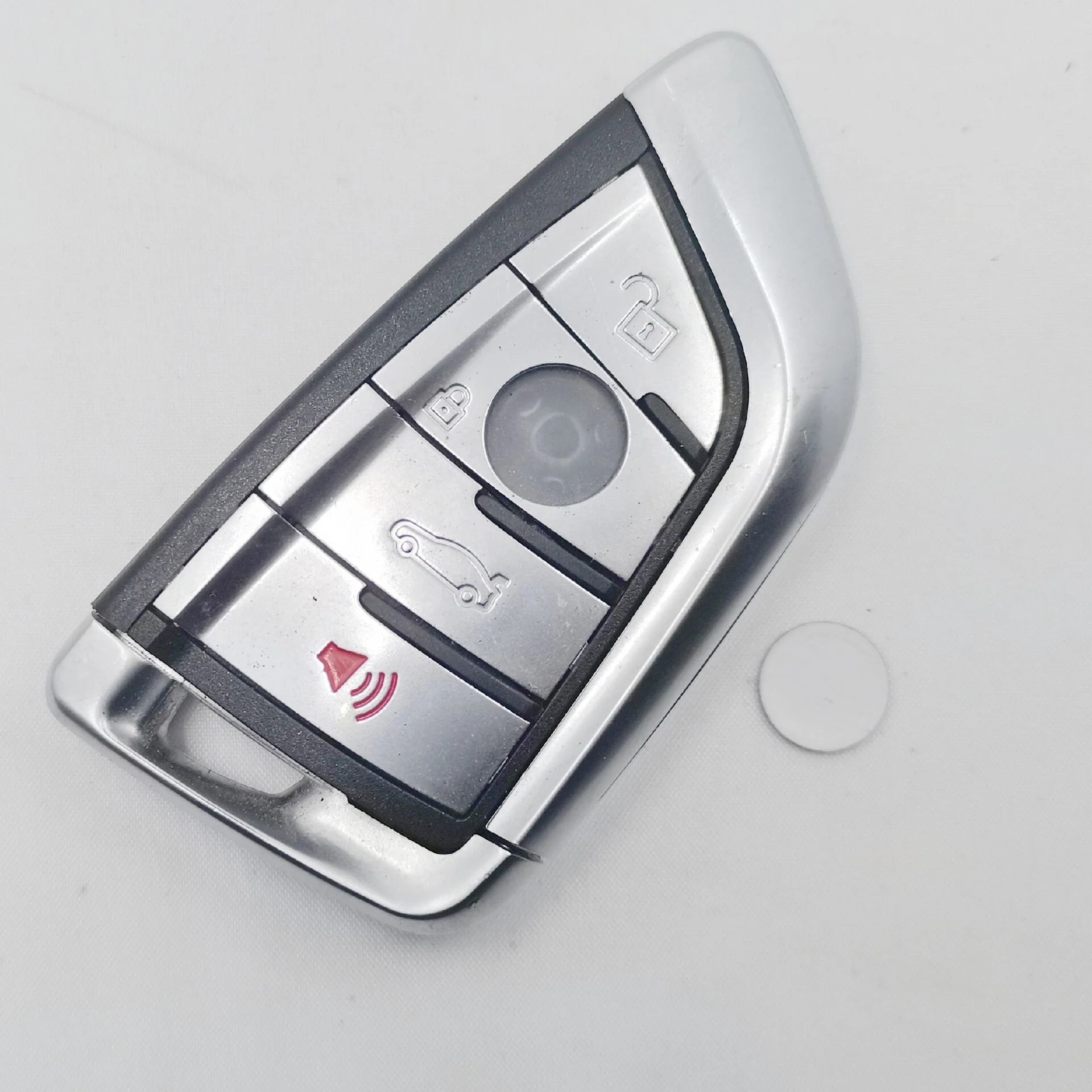 
With Logo 4 Button Smart Card Key Shell Insert Blade For BMW X1 X3 X5 X6 F48 F39 F10 F22 F30 G30 G20 530 525 730 3/5/7 Series 