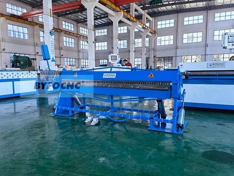 Pneumatic Duct Flange Bender TDF Sheet Metal Bending Machine