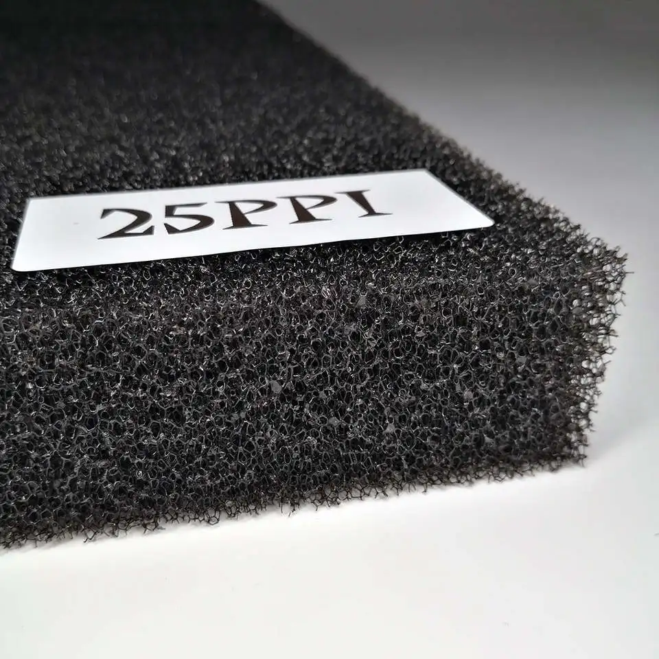 Customized Water Aquarium Sponge Foam Sheet Filter 10-60PPI Reticulated Polyurethane Filter Foam Sponge