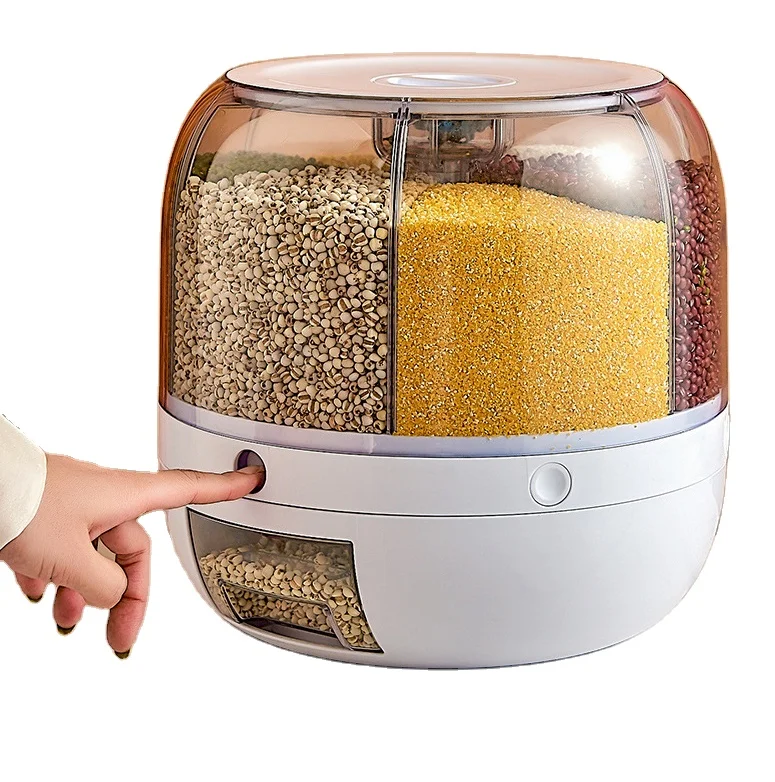 Household rotary multifunctional classification box for moisture - proof and insect-proof cereals