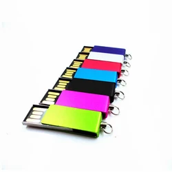 Factory OEM logo 32gb usb flash drive mini metal swivel pendrive custom memory stick flash disk 2GB 4GB 8GB 16GB USB flash drive