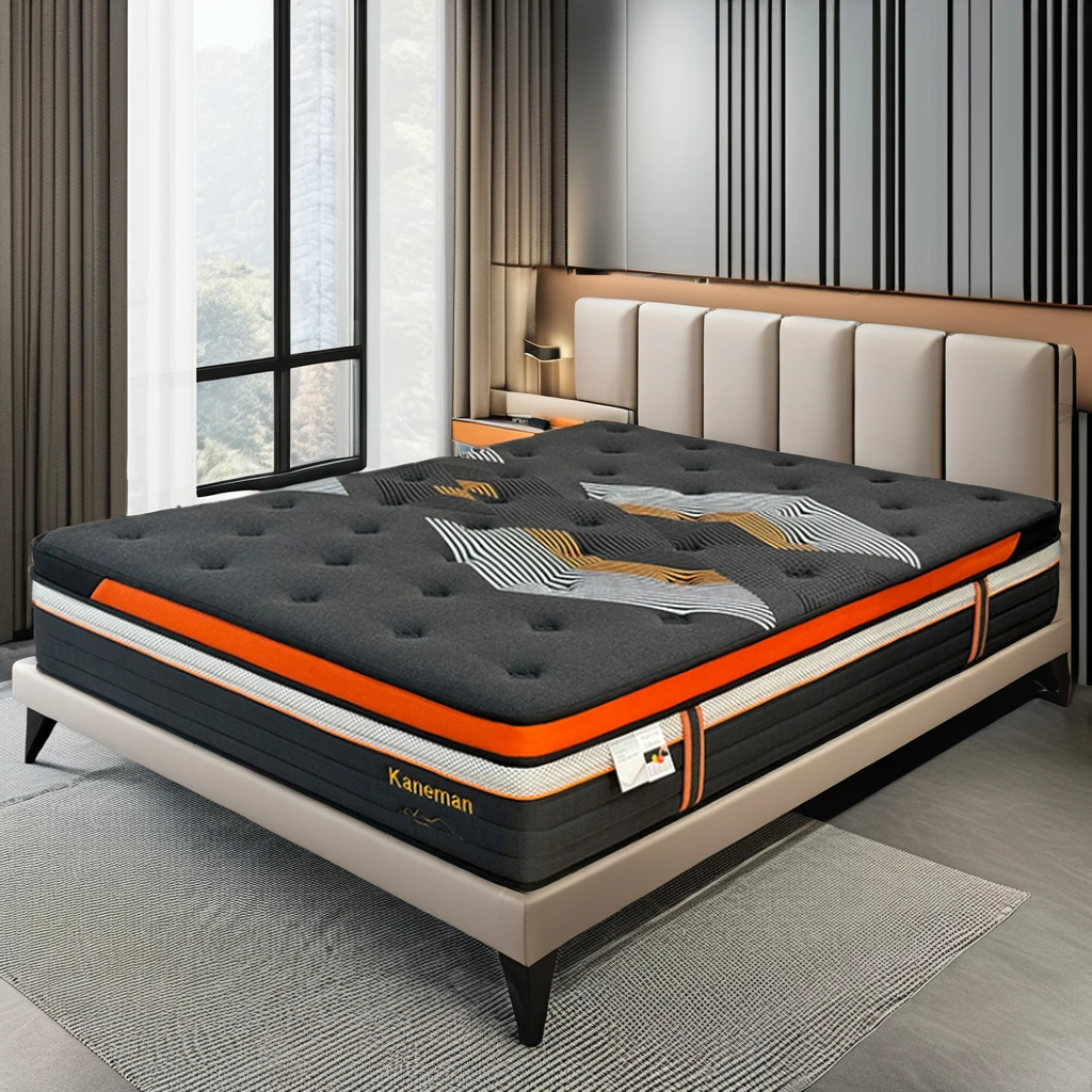 Xianghe Kaneman Furniture Limited offer Luxury Roll Packed Mattresses Queen King Size Pocket Spring Mattress for Bedroom