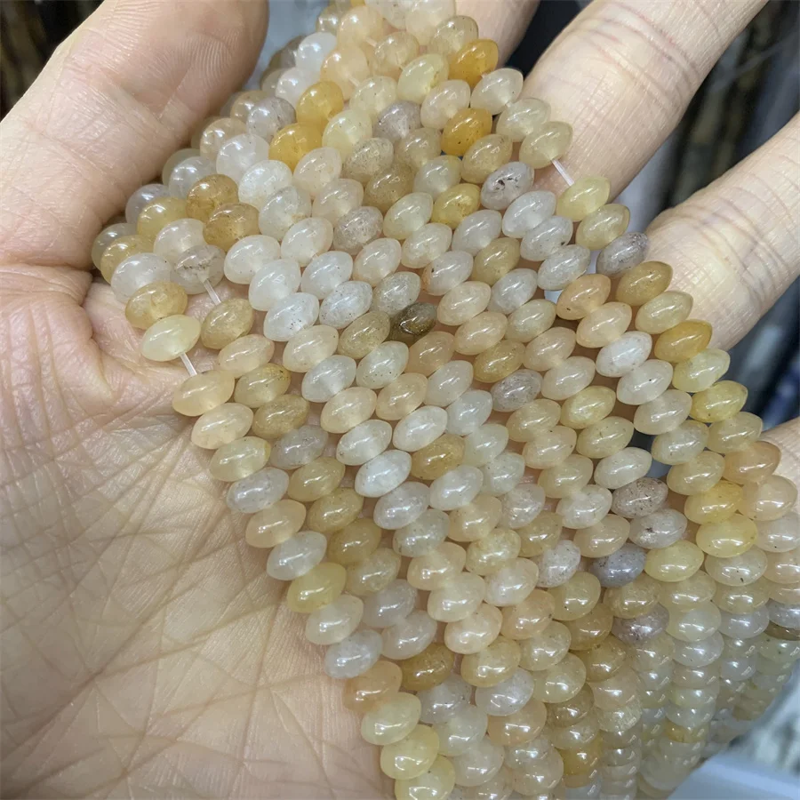 3*6mm Rondelle Stone Beads Natural Gemstone Spacer Diy Necklace Loose Abacus Natural Heishi Stone Beads