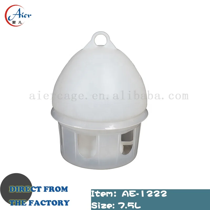 Plastic Pet Feeding Bowl Automatic Poultry Equipments Quail Cage Rabbit Bottle Drinking Bowls
