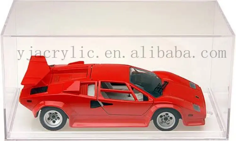 Clear Acrylic box Display Case for Scale Cars