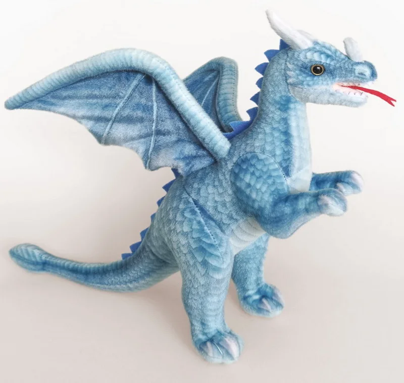 factory wholesale realistic flying dragon plush toy lifelike plush winged dragon stuffed animal toy