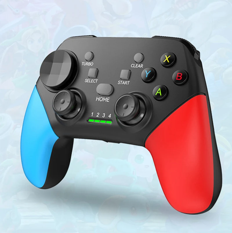 Wireless BT 2.4G Game Controller for Switch Pro PC Android IOS Tablet Smart TV Gamepad Joystick Control with Vibration