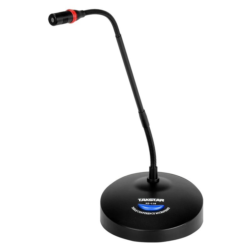 TAKSTAR MS118 Professional Condenser Microphone Tabletop Desktop Cardioid Gooseneck Microphone Conference Mic