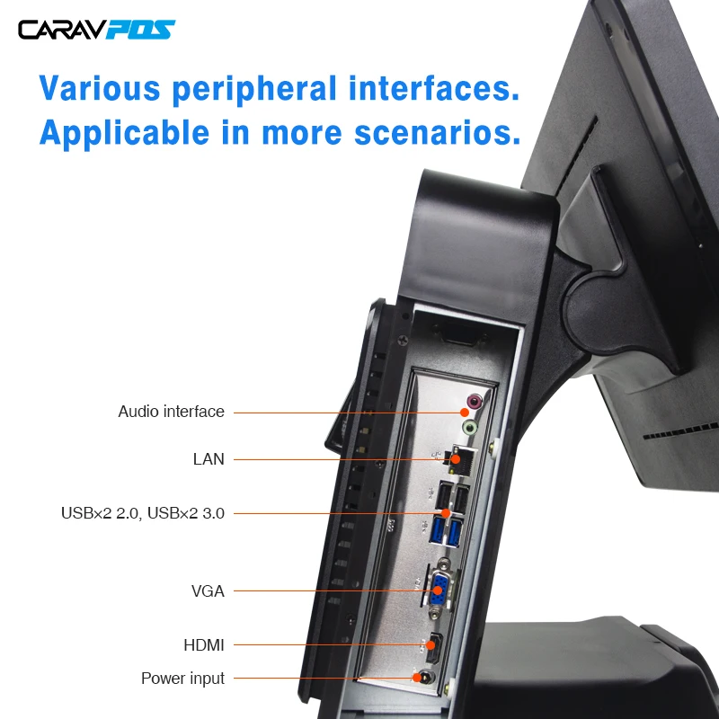 Factory price 15.6 inch touch screen pos cash register machine restaurant cash point of sale point pos terminal system for sale