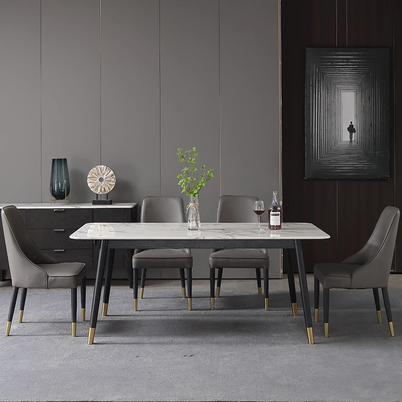 
Custom-designed dining room table and chairs dining table sets luxury 