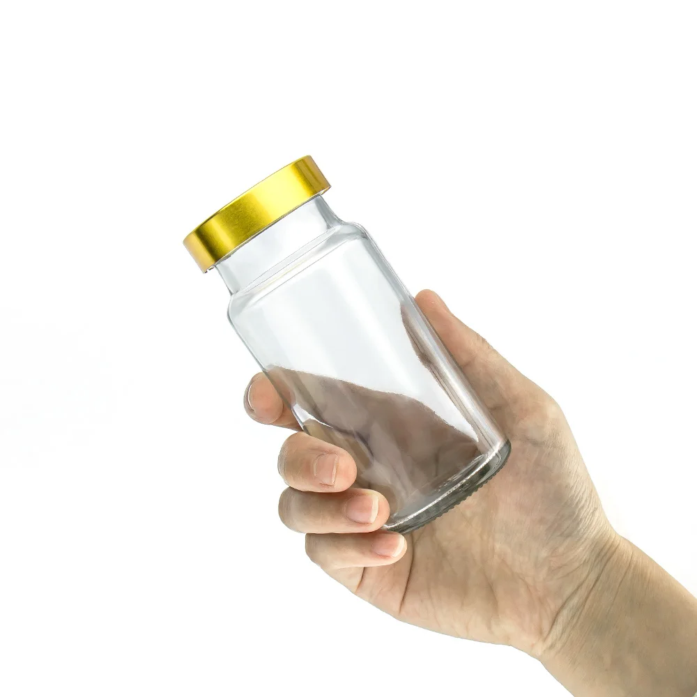 150ml Top Seller High Quality Mason Glass Spice Bottles Honey Jars for Salt and Pepper