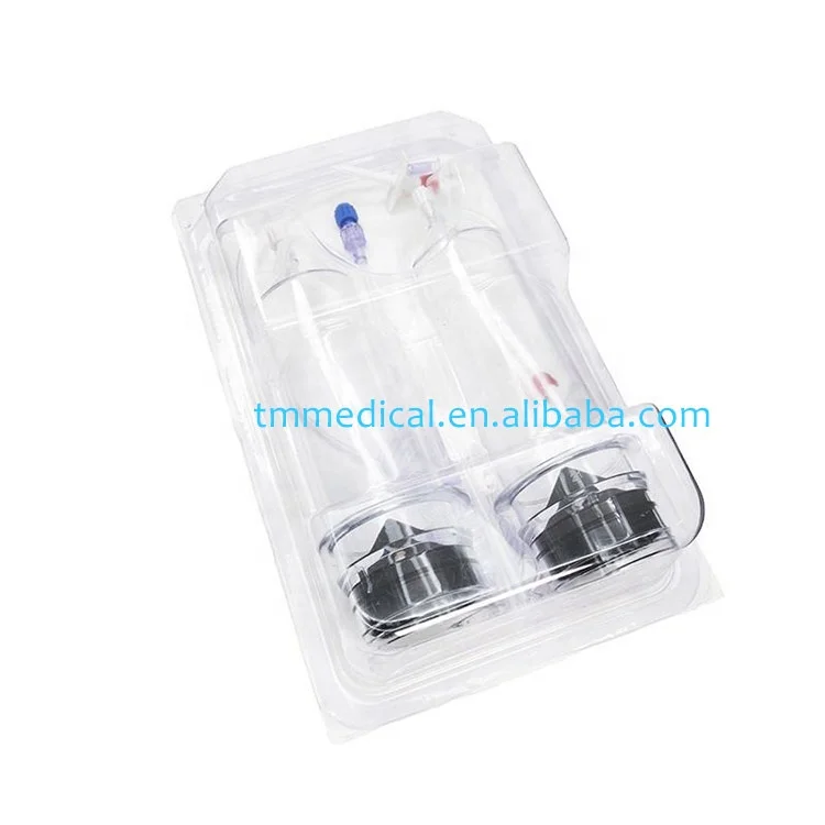 200Ml Dual Head Needleless Transparent Safety Injection Syringe